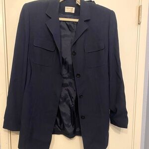 Preview collection size  8 navy blue skirt+jacket set